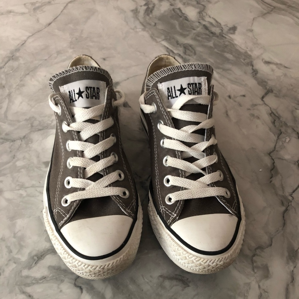 Converse all star low top sneaker gray size 7